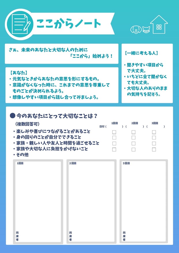 ここからノート